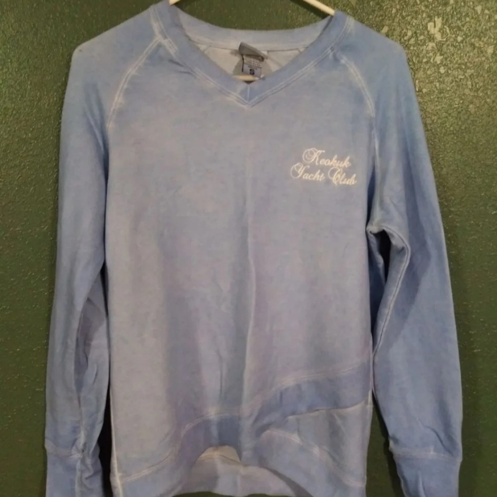 Oasis blue small long sleeve sweater